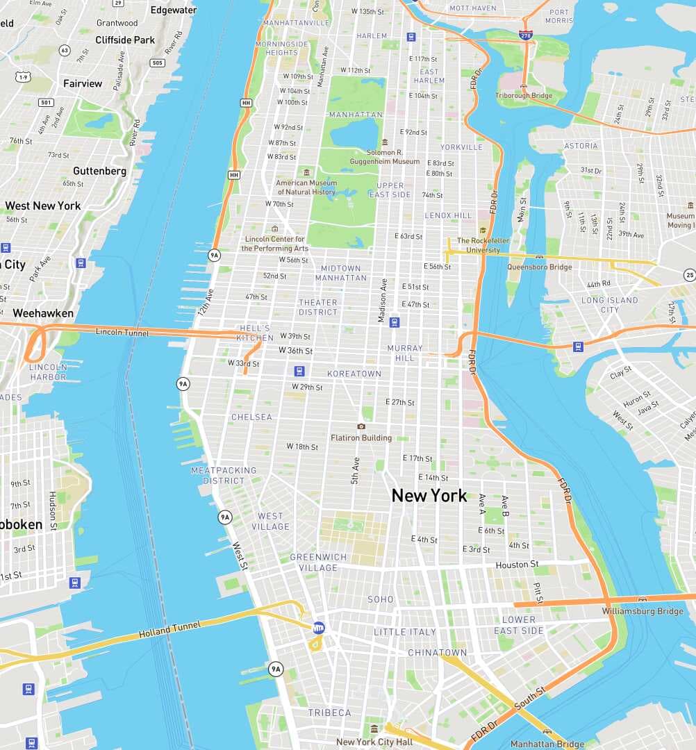 New York city map